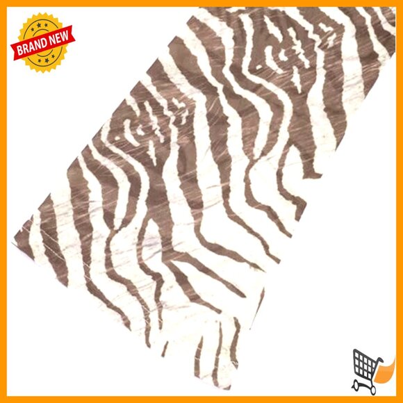 Y2K Zebra Print Sheer Crop Top Long Sleeve Slim Fit Blouse Sexy Casual - Picture 7 of 7